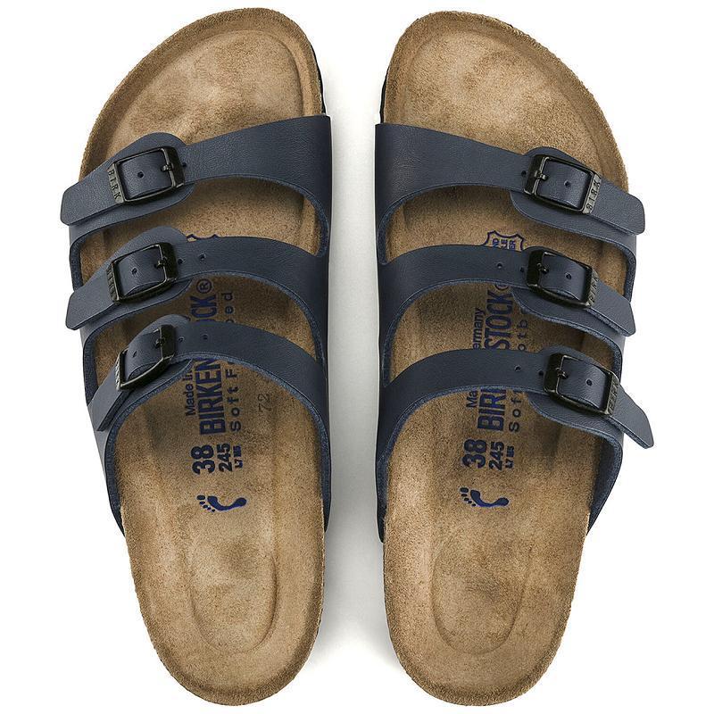 Florida Birkenstock Soft Footbed Birko Flor Damske Námornícka Modrá | SK 77FDN